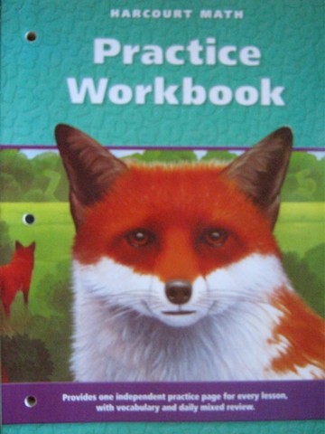 (image for) Harcourt Math 5 Practice Workbook (CA)(P)