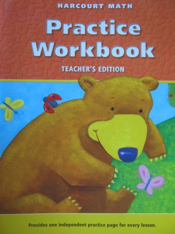 (image for) Harcourt Math K Practice Workbook TE (TE)(P)