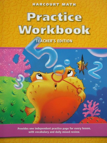 (image for) Harcourt Math 2 Practice Workbook TE (TE)(P)