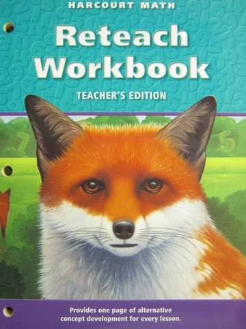 (image for) Harcourt Math 5 Reteach Workbook TE (CA)(TE)(P)