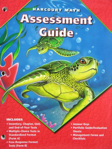 (image for) Harcourt Math 4 Assessment Guide (CA)(P)