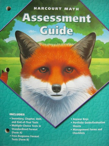 (image for) Harcourt Math 5 Assessment Guide (CA)(P)