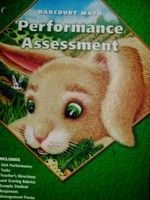 (image for) Harcourt Math 1 Performance Assessment (P)