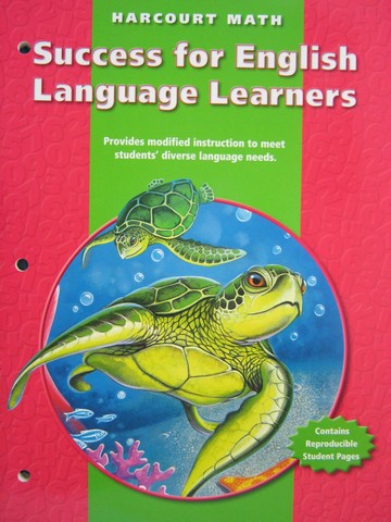 (image for) Harcourt Math 4 Success for English Language Learners (CA)(P)
