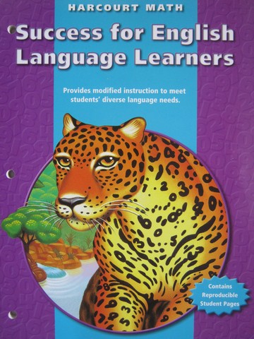 (image for) Harcourt Math 6 Success for English Language Learners (CA)(P)