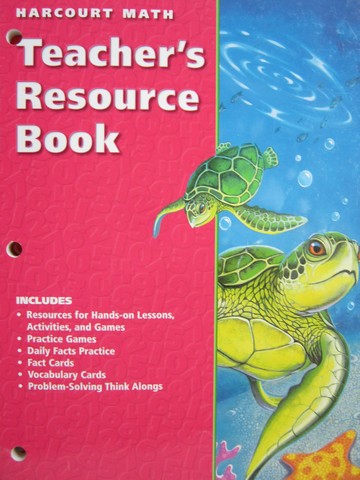 (image for) Harcourt Math 4 Teacher's Resource Book (CA)(TE)(P)