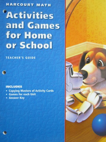 (image for) Harcourt Math 3 Activities & Games for Home or School (TE)(P)