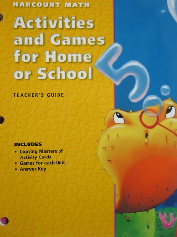 (image for) Harcourt Math 2 Activities & Games for Home or School (CA)(P)