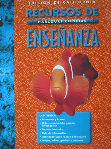 (image for) Harcourt Ciencias 1 Recursos de ensenanza (CA)(P)