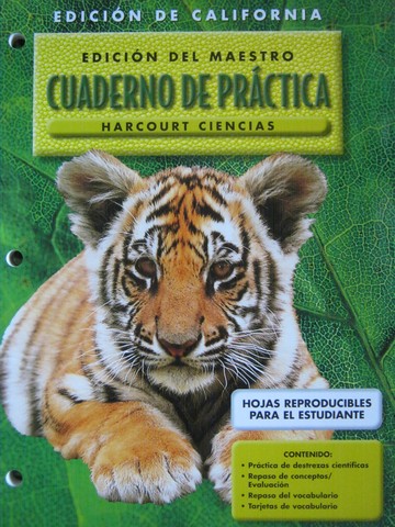 (image for) Harcourt Ciencias 2 Cuaderno de practica TE (CA)(TE)(P)