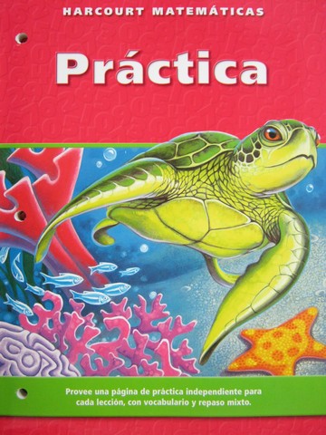 (image for) Harcourt Matematicas 4 Practica (CA)(P)