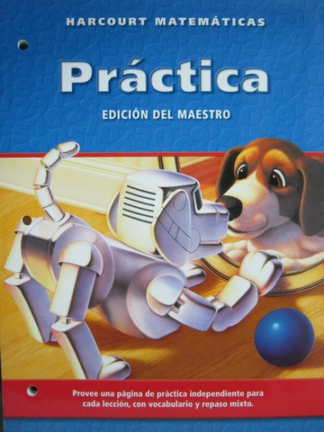 (image for) Harcourt Matematicas 3 Practica Edicion del maestro (CA)(TE)(P)