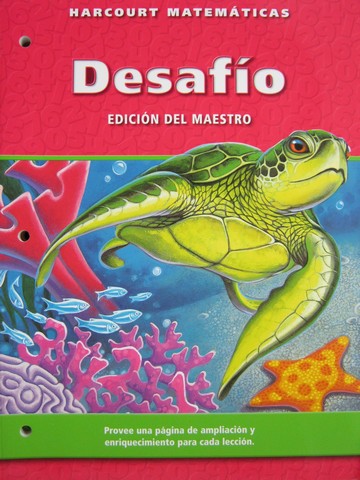 (image for) Harcourt Matematicas 4 Desafio Edicion del maestro (CA)(TE)(P)
