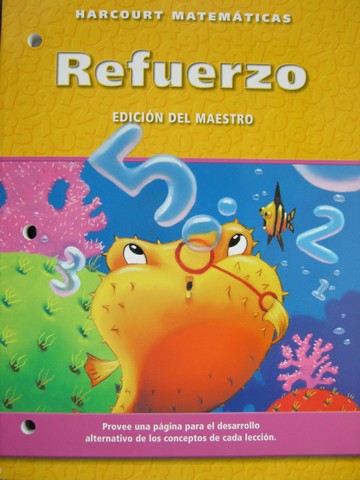(image for) Harcourt Matematicas 2 Refuerzo Edicion del maestro (TE)(P)