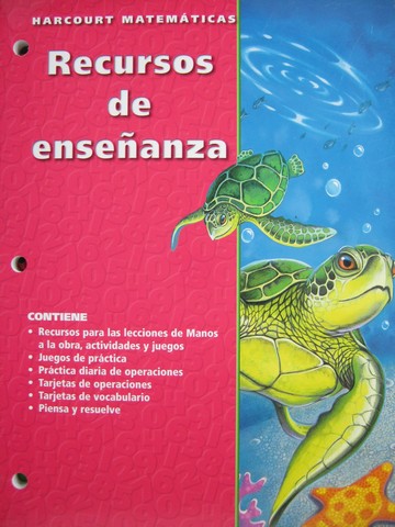 (image for) Harcourt Matematicas 4 Recursos de ensenanza (CA)(P)