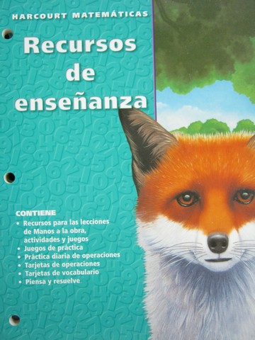 (image for) Harcourt Matematicas 5 Recursos de ensenanza (CA)(P)