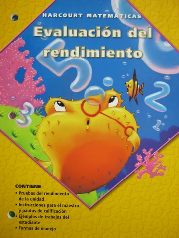 (image for) Harcourt Matematicas 2 Evaluacion del rendimiento (CA)(P)