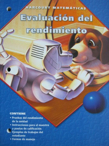 (image for) Harcourt Matematicas 3 Evaluacion del rendimiento (CA)(P)