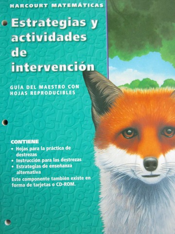 (image for) Harcourt Matematicas 5 Estrategias y actividades (CA)(TE)(P)