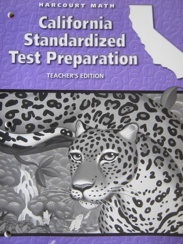 (image for) Harcourt Math 6 California Standardized Test Prep (CA)(TE)(P)