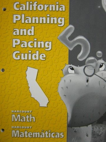(image for) Harcourt Math 2 California Planning & Pacing Guide (CA)(P)