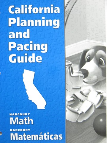 (image for) Harcourt Math 3 California Planning & Pacing Guide (CA)(P)