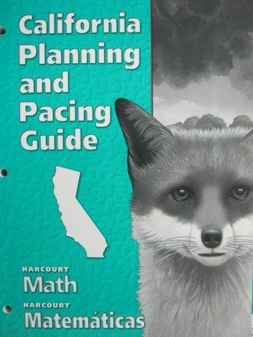 (image for) Harcourt Math 5 California Planning & Pacing Guide (CA)(P)