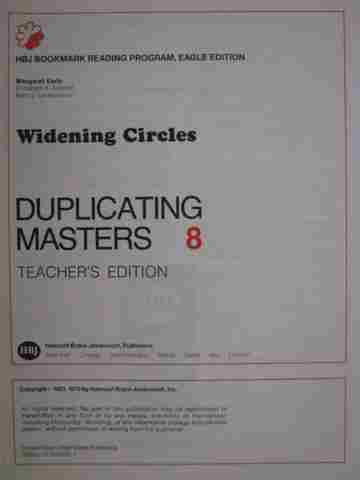 (image for) Widening Circles Duplicating Masters TE (TE)(P) by Early, Cooper