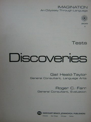 (image for) Discoveries Brown 6 Tests (P) by Gail Heald-Taylor & Roger Farr