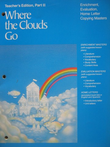 (image for) Where the Clouds Go 1 2nd Edition TE Part 2 (TE)(P) by Sebesta,