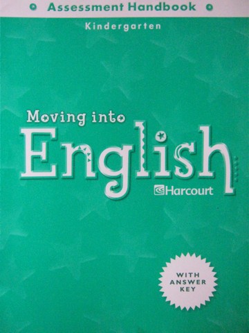 (image for) Moving into English K Assessment Handbook (P)