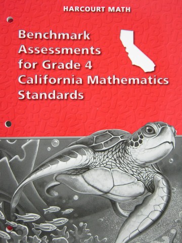 (image for) Harcourt Math 4 Benchmark Assessments (CA)(P)
