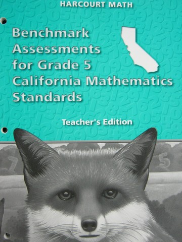 (image for) Harcourt Math 5 Benchmark Assessments TE (CA)(TE)(P)