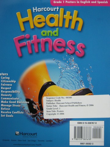 (image for) Harcourt Health & Fitness 1 Posters (Pk)