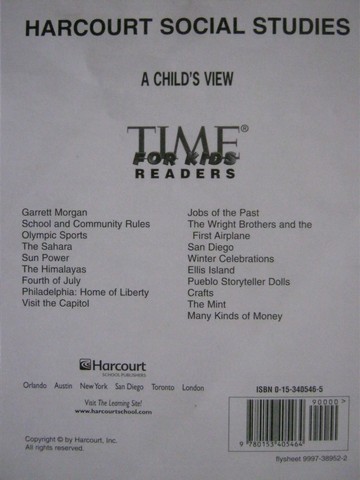 (image for) Time for Kids Readers 1 A Child's View (PK)
