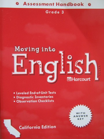 (image for) Moving into English 3 Assessment Handbook (CA)(P)
