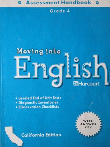 (image for) Moving into English 4 Assessment Handbook (CA)(P)