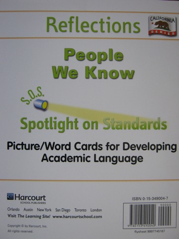 (image for) Reflections 2 SOS Picture/Word Cards for DAL (CA)(Pk)