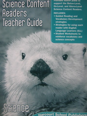 (image for) California Science 1 Science Content Readers TG (CA)(TE)(P)