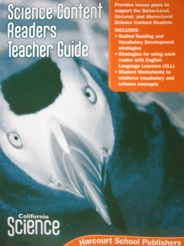 (image for) California Science 3 Science Content Readers TG (CA)(TE)(P)