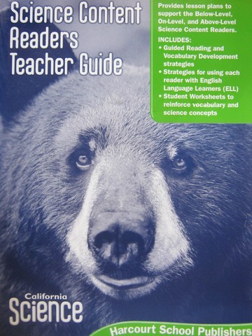 (image for) California Science 4 Science Content Readers TG (CA)(TE)(P)