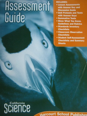 (image for) California Science 3 Assessment Guide (CA)(P)