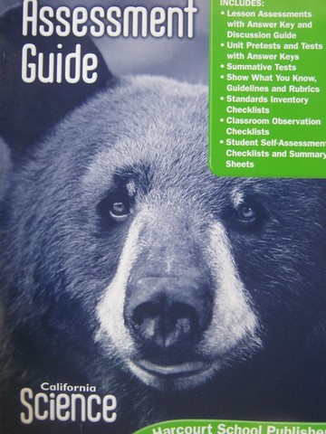 (image for) California Science 4 Assessment Guide (CA)(P)