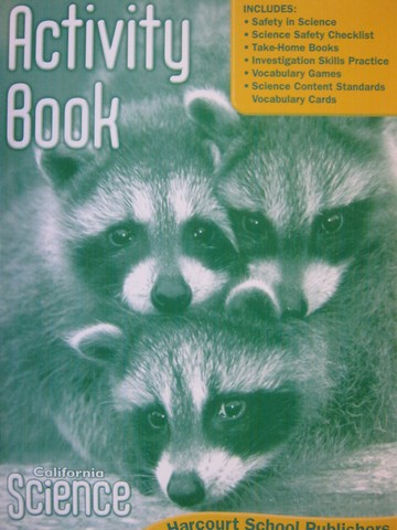 (image for) California Science K Activity Book (CA)(P)