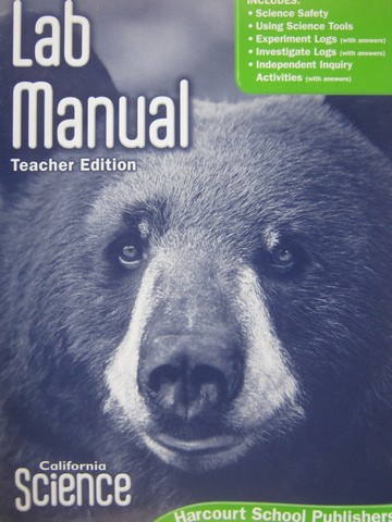 (image for) California Science 4 Lab Manual TE (CA)(TE)(P)