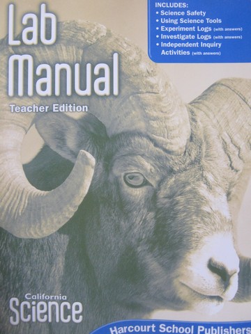 (image for) California Science 5 Lab Manual TE (CA)(TE)(P)