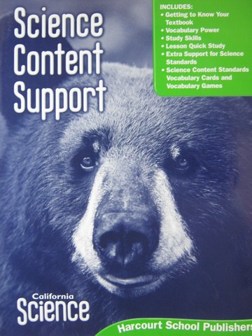 (image for) California Science 4 Science Content Support (CA)(P)