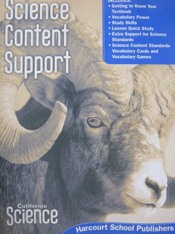 (image for) California Science 5 Science Content Support (CA)(P)