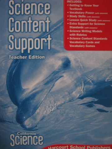 (image for) California Science 2 Science Content Support TE (CA)(TE)(P)