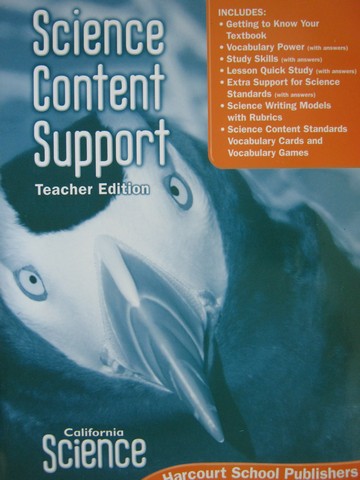 (image for) California Science 3 Science Content Support TE (CA)(TE)(P)